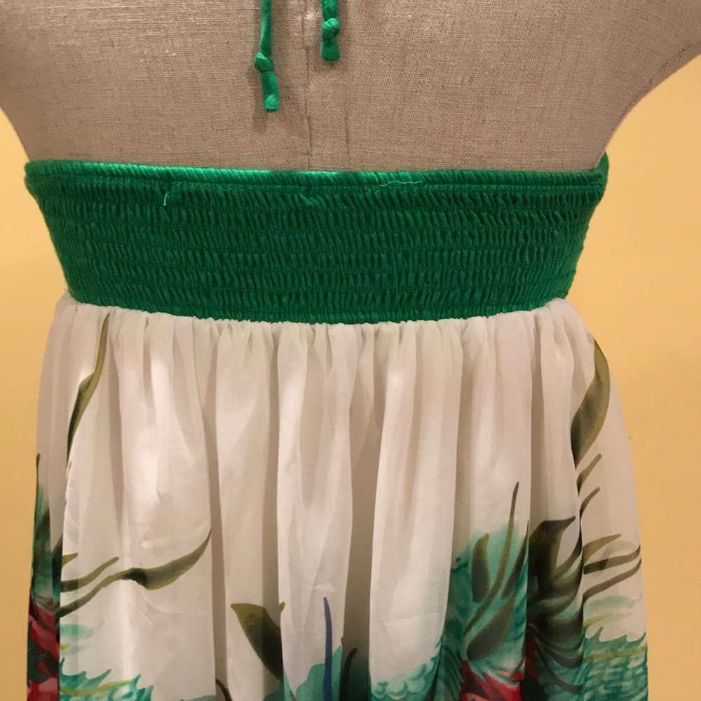 Twenty One floral sleeveless dress M sheer EUC - Picture 6 of 8